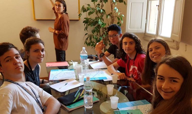 cours d'italien en groupe