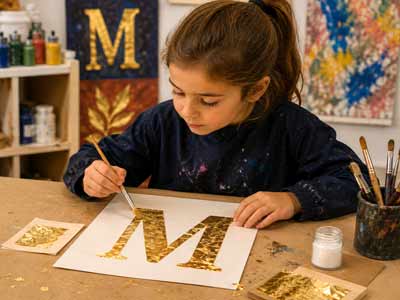 gold leaf technique workshop