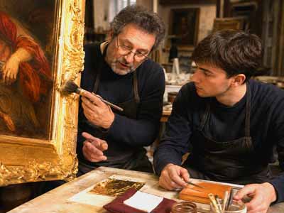 The gold leaf technique