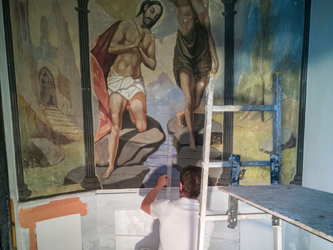 fresco painting workshop